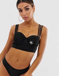 Черный купальник-бикини adidas Originals x Ji Won Choi