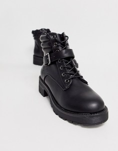 Черные походные ботинки New Look-Черный