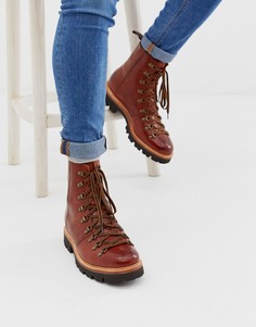 Светло-коричневые кожаные ботинки Grenson-Коричневый