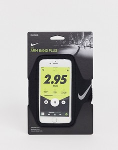 Черный чехол для телефона на предплечье Nike Running Plus