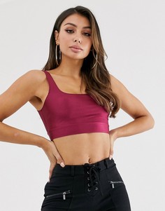 Темно-красный бралетт ASOS DESIGN