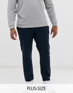 Темно-синие чиносы прямого кроя Tom Tailor Plus-Темно-синий