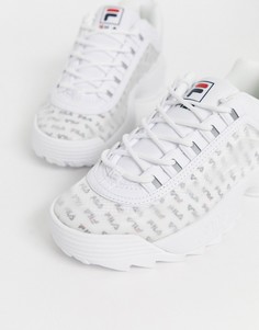 Кроссовки с логотипом Fila - Disruptor II-Белый