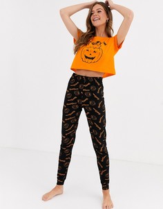 Пижамный комплект для Хэллоуина Brave Soul-Черный