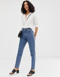 Выбеленные джинсы в винтажном стиле Waven - Elsa-Синий