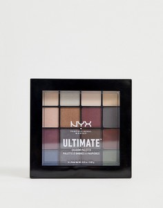 Палитра теней для век NYX Professional Makeup - Ultimate (Smokey)-Мульти