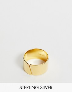 Регулируемое позолоченное кольцо бойфренда Astrid & Miyu-Золотой