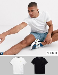 Набор из 2 спортивных футболок из быстросохнущей ткани ASOS 4505 icon - СКИДКА-Мульти
