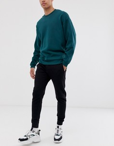 Черные джоггеры в стиле чиносов Bershka-Черный