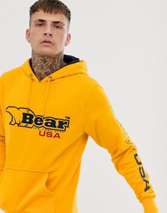 Худи Bear USA-Желтый