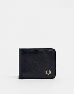 Черный классический бумажник Fred Perry