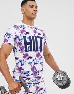 Фиолетовая футболка с принтом HIIT-Фиолетовый