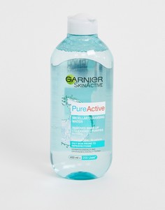 Очищающая мицеллярная вода 400 мл для жирной кожи Garnier - Pure Active-Бесцветный