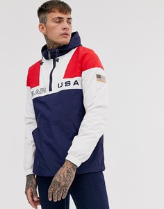 Куртка с короткой молнией Bear USA-Темно-синий