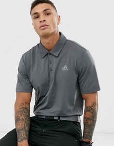 Поло серого цвета adidas Golf Ultimate 2.0-Серый