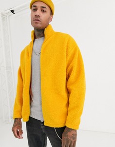 Желтый спортивный oversize-топ ASOS DESIGN