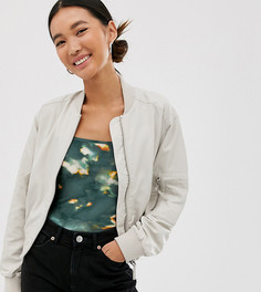 Светло-бежевый короткий бомбер Monki-Neutral