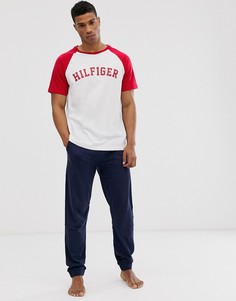 Комплект одежды для дома с логотипом Tommy Hilfiger-Темно-синий