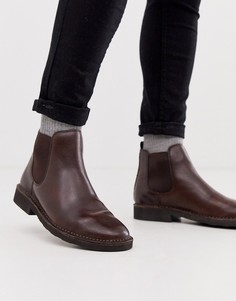 Коричневые кожаные ботинки челси Polo Ralph Lauren Тalan-Коричневый