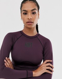 Фиолетовый моделирующий лонгслив HIIT