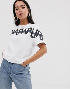 Белый кроп-топ Napapijri Solt