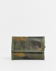 Бумажник цвета хаки с камуфляжным принтом The North Face Base Camp-Зеленый