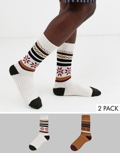 Толстые носки Selected Homme - Набор из 2 пар-Мульти