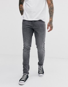 Выбеленные узкие джинсы Tom Tailor Piers-Черный