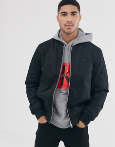 Нейлоновый бомбер Calvin Klein-Черный
