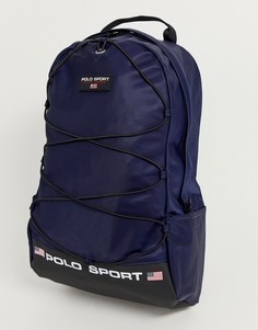 Темно-синий рюкзак с логотипом Polo Ralph Lauren polo sport