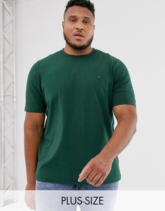 Зеленая футболка с логотипом Tommy Hilfiger Big & Tall-Зеленый