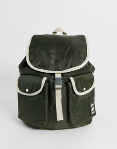 Рюкзак оливкового цвета из переработанных материалов Lefrik Knapsack-Зеленый