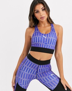 Синий бюстгальтер Puma эксклюзивно для ASOS