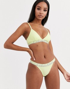 Желтые трусы Calvin Klein tange-Желтый