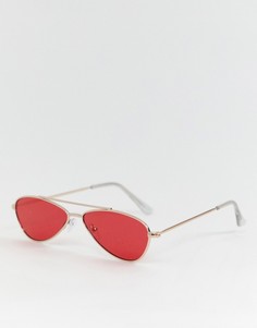 Овальные солнцезащитные очки AJ Morgan-Красный