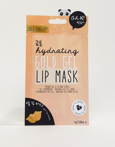 Увлажняющая маска-гель для губ с добавлением золота Oh K!-Бесцветный