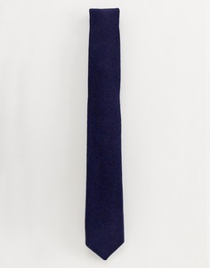 Однотонный галстук Gianni Feraud-Темно-синий
