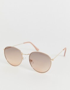 Солнцезащитные очки в круглой оправе ALDO Nydorenia-Розовый