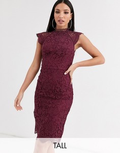 Платье мини Chi Chi London Tall-Фиолетовый