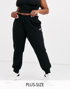 Черные спортивные штаны Puma Plus - Essentials-Черный