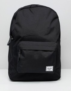 Классический черный рюкзак вместимостью 21 л Herschel Supply Co-Черный цвет