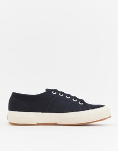 Черные классические парусиновые кроссовки Superga 2750-Черный