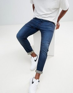 Узкие джинсы в винтажном стиле G-Star 3301-Синий