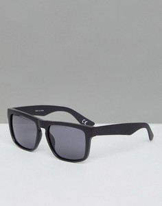 Черные солнцезащитные очки в квадратной оправе Vans-Черный