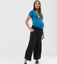 Кюлоты черного цвета New Look Maternity-Черный