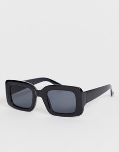 Квадратные солнцезащитные очки South Beach-Черный