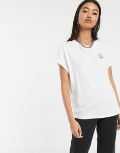 Футболка с логотипом в виде черепа Cheap Monday-Белый