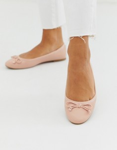 Розовые балетки New Look-Neutral
