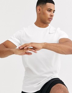 Белая футболка Nike Running Dri-fit-Белый