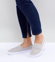 Кеды для широкой стопы ASOS DESIGN Dodger-Серый